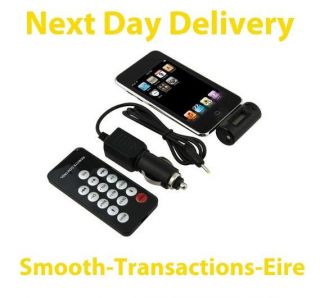 FM Transmitter Tuner for iPhone 4 4S 3G 3GS 2G iPod Nano iTouch Remote 