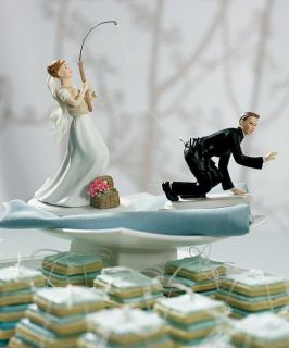 fishing cake topper in Wedding Supplies