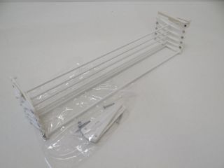   Mount 24 In Accordion Clothes Dryer White 12 1/4 Sq ft Drying Space