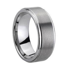   Carbide Ring 9MM Men Irresistible Refined Satin Wedding Band   TG017
