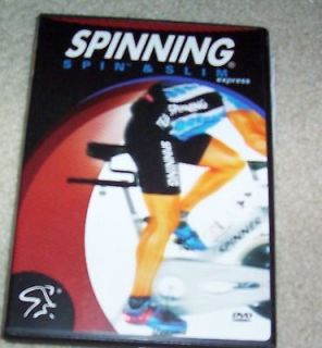   Spin & Slim Spinning Workout DVD Cycling Fitness Exercise New Cardio