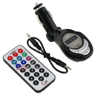 FM Transmitter with Aux Port For Media SD USB MMC  Car Player 