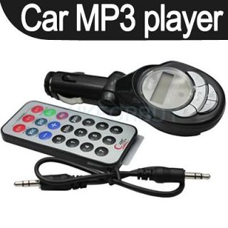 FM Transmitter Car  Player Aadio Kit +Remote Controlled for SD/MMC 