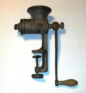 ANTIQUE Universal #3 Made in USA Cast Iron MEAT GRINDER