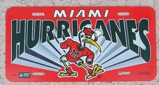 vintage UM University of Miami Hurricanes license plate pipe smoking 