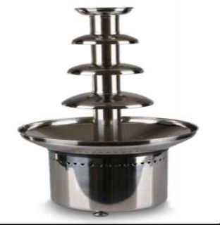   Stainless Steel 4 tiers Commercial Chocolate Fondue Fountain Fashion
