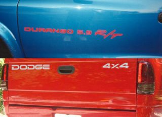 Decal Sticker set will fit the DODGE Durango R/T Trucks over 19 colors 