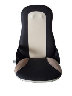 Shiatsu 3D Quad Roller Massage Cushion Mat with Heat Infrared Massager 