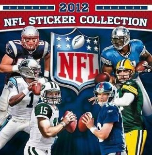2012 PANINI NFL FOOTBALL STICKER ALBUM BOOK + 5 PACKS OF STICKERS