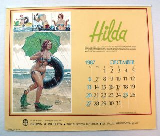   1988 Duane Bryers Hilda 13 Month Large Format Calendar 