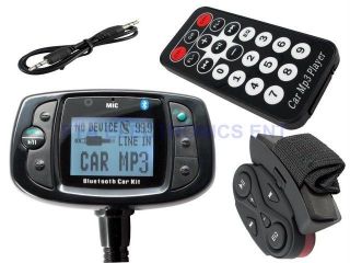   Bluetooth V2.4 USB SD/MMC  From FM Transmitter to Car Radio Player