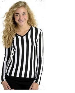 WOMENS REFEREE REF BAR UNIFORM LONG SLEEVE SHIRT