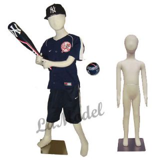   Sport Mannequin Flexible Child Body Forms for Sport Display 5 year old