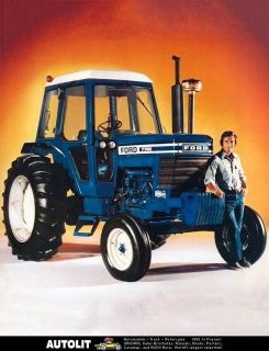 1975 ? Ford 7700 Tractor Factory Photo