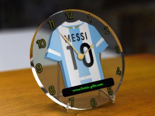 International Football Clubs FC Clock PERSONALISED (Acrylic) GIFT