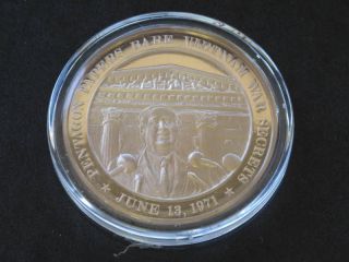 Pentagon Bares Vietnam Secrets Proof Bronze Medal Franklin Mint A3876L