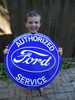Ford Service XL 24 Garage Sign Parts Dealer Logo Emblem Vintage Style 