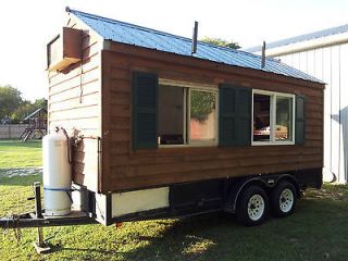   CABIN CONCESSION TRAILER 20X8 FOOD CART MOBILE KITCHEN BBQ NICE