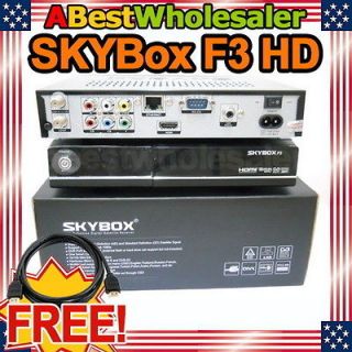 NEW SKYBOX F3 HD FTA SATELLITE RECEIVER 1080P FREE TO AIR HIGH 