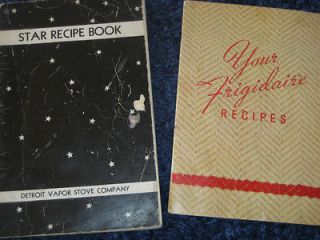   Books Star Recipe Detroit Vapor Stove Company/Your Frigidaire Recipes
