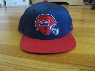   STARTER SNAP BACK Football Helmet Navy/Red Hat old school swag