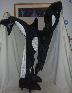 NEW/NWT AUTHENTIC KIDS KILLER WHALE/DOLPHIN/​ORCA COSTUME 3