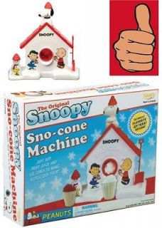 Peanuts   Snoopy Sno Cone Machine   Fundex   BRAND NEW   Charlie 