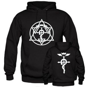 FMA Full Metal Alchemist Edward Alphonse Cross costume hoodie jacket 