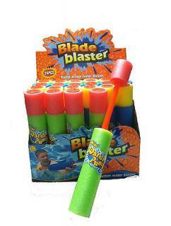   Noodle Foam Super Water Gun Hand Pump Blade Blaster Toy Kids Beach Fun