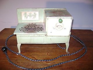 Vintage Electric EMPIRE Late 1930s Toy Stove, Works Great