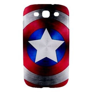   America Superhero Shield Samsung Galaxy S3 III Hard Phone Case Cover