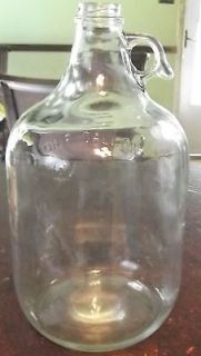GALLON CLEAR GLASS JUG FOR WINE MAKING BREW