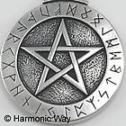 Jali Cut THEBAN RUNIC PENTACLE PENDANT wicca rune