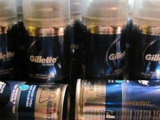 LOT OF 12 GILLETTE SERIES SHAVE CREAM GEL. 2.5 OZ EACH TRAIL SIZE