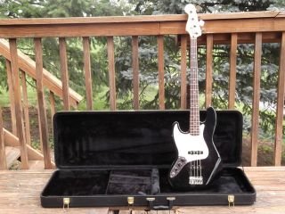 Fender Standard Jazz Bass Left Handed   Lefty J Bass Immaculate (Black 