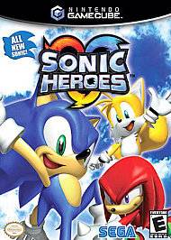 GREAT GAME ~Sonic Heroes (Nintendo GameCube) IN CASE W/INSTRUCTIONS 