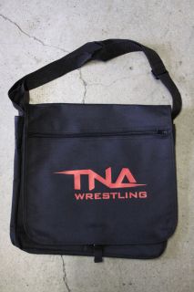 Official TNA Impact Wrestling Messenger Bag  Record Bag