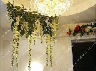   Garland Artificial Silk Wedding Flower Arch Gazebo Decor Vine