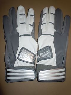 Adidas REGGIE BUSH Thrill II Football Gloves (2XL) White Grey NEW