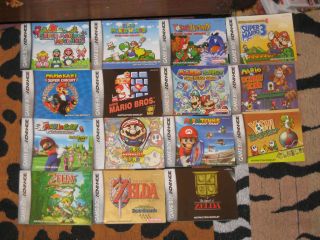 Mario / Zelda ❖ GBA INSTRUCTION BOOKS ONLY   You Pick What You Want