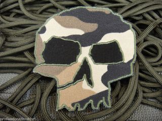 CAMO ill Gear Skull Velcro Patch devgru Molle OD Green for Jacket 