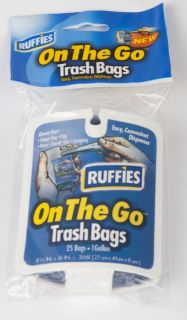   TRASH BAGS For Pets For Purse, Travel, Car, Camping, Pack of 25 Bags