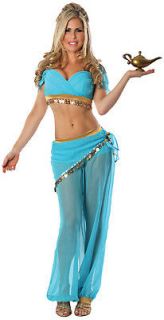   Sexy Belly Dancer Harem Girl ARABIAN NIGHT Costume XS Small 0 2 Genie