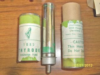 NOS 1B85 THYRODE Counter Tube by Victoreen Instruments Co.