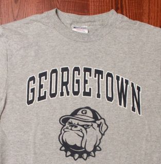 Georgetown Hoyas Sportswear Athletics Grey NCAA T Shirt Medium