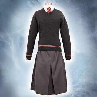 Harry Potter Costume Hermione Grey School Skirt