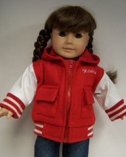 Wildcat LETTERMAN Jacket Doll Clothes 4 AMERICAN GIRL♥