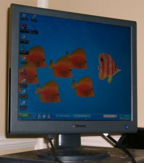 Gateway FPD 1765 17 Flatscreen LCD Desktop Monitor VGA and DVI D 