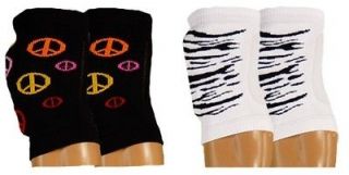 Girls ~*NEW*~ VOLLEYBALL Knee Pad Covers TIGER PEACE Sports ZEBRA