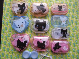 Cute and Adorable Kitty Cat Contact Lens Case (3 types, various color)